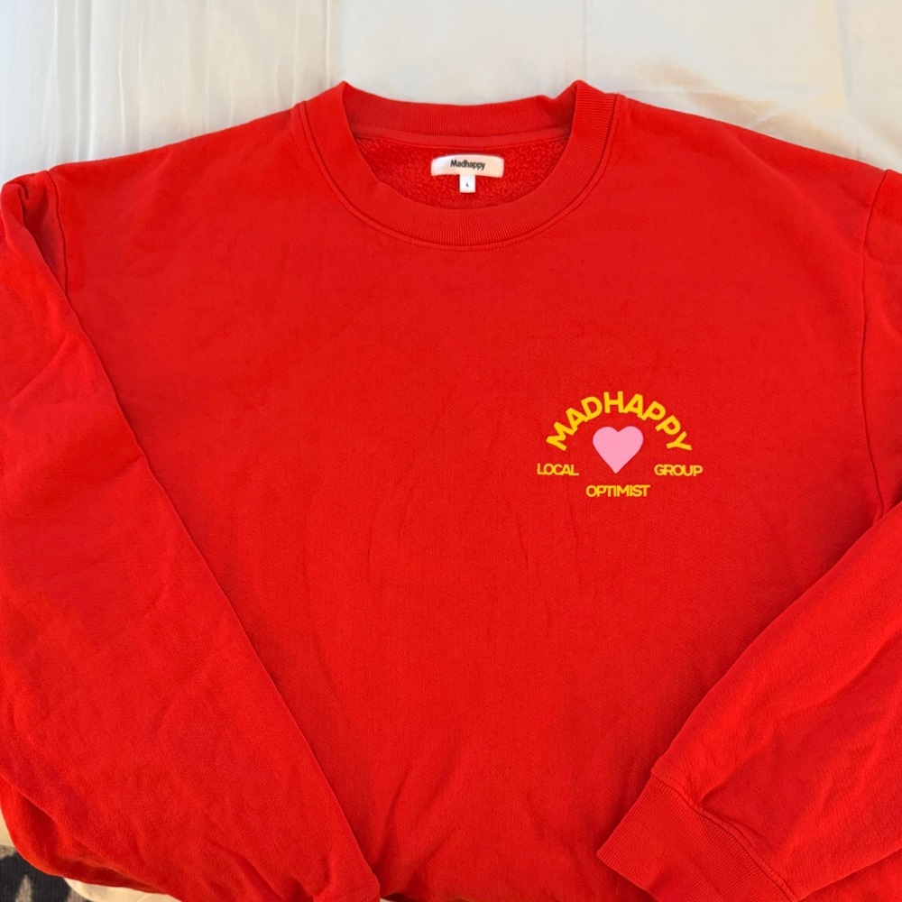 Madhappy Red Sweatshirt